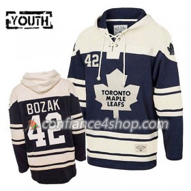 Adidas Maillot de Hockey Toronto Maple Leafs Tyler Bozak 42 Bleu Sawyer Chandails à capuchon - Enfant